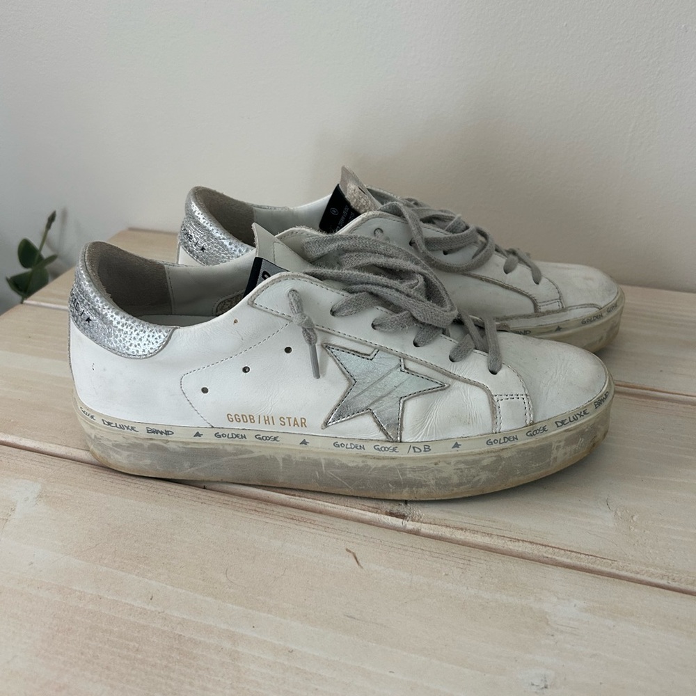 Golden Goose Hi Star Size 38 Like NEW